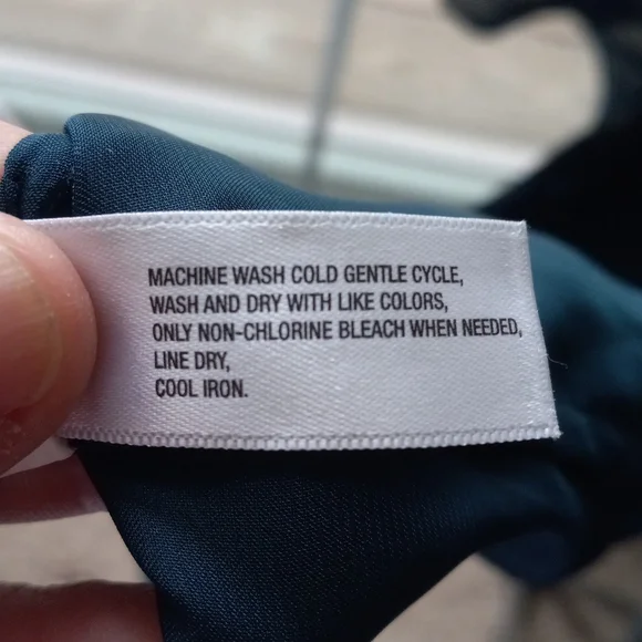 Gap XL dark blue green blouse NWOT - Picture 7 of 7